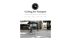 Desktop Screenshot of cyclingfortransport.com