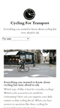 Mobile Screenshot of cyclingfortransport.com